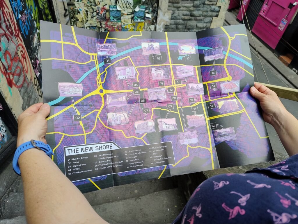 The New Shore walking map from Secret Zagreb